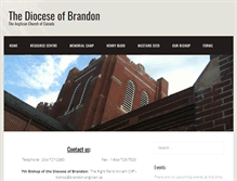 Tablet Screenshot of dioceseofbrandon.org